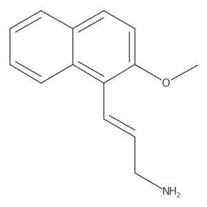 3-(2-Methoxynaphthalen-1-yl)prop-2-en-1-amine Structure