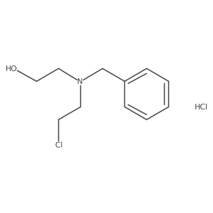 2-[Benzyl(2-chloroethyl)amino]ethanol hydrochloride Structure