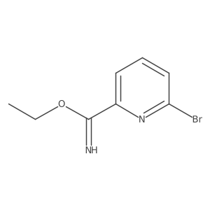 Ethyl 6-bromopyridine-2-carboximidate结构式