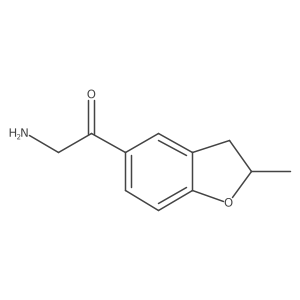2-Amino-1-(2-methyl-2,3-dihydro-1-benzofuran-5-yl)ethan-1-one Structure