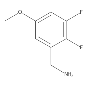 (2,3-Difluoro-5-methoxyphenyl)methanamine结构式