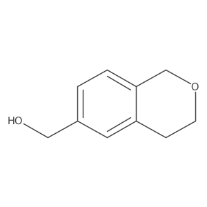 3,4-Dihydro-1H-2-benzopyran-6-ylmethanol结构式