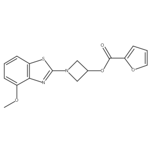 1-(4-Methoxybenzo[d]thiazol-2-yl)azetidin-3-yl furan-2-carboxylate Structure