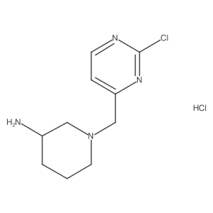 1-(2-Chloro-pyrimidin-4-ylmethyl)-piperidin-3-ylamine hydrochloride Structure