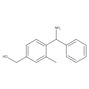 [4-[Amino(phenyl)methyl]-3-methylphenyl]methanol结构式