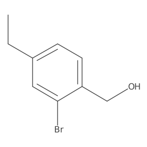 (2-Bromo-4-ethylphenyl)methanol结构式