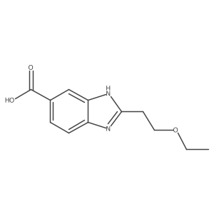 2-(2-Ethoxyethyl)-1h-benzo[d]imidazole-5-carboxylic acid结构式