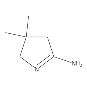 3,3-Dimethyl-2,4-dihydropyrrol-5-amine Structure
