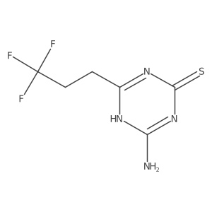 4-Amino-6-(3,3,3-trifluoropropyl)-1,3,5-triazine-2-thiol Structure