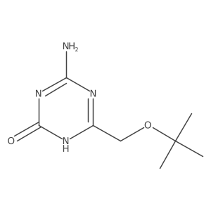 4-Amino-6-[(tert-butoxy)methyl]-2,5-dihydro-1,3,5-triazin-2-one Structure