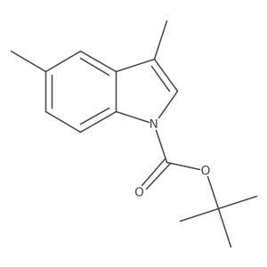 tert-Butyl 3,5-dimethyl-1H-indole-1-carboxylate Structure