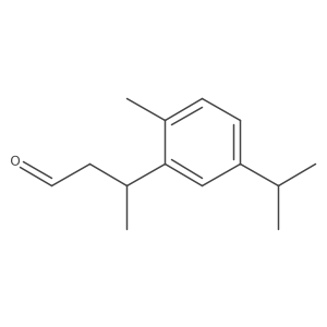 3-(2-Methyl-5-propan-2-ylphenyl)butanal Structure