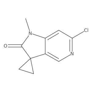 6'-Chloro-1'-methyl-spiro[cyclopropane-1,3'-pyrrolo[3,2-c]pyridine]-2'-one Structure