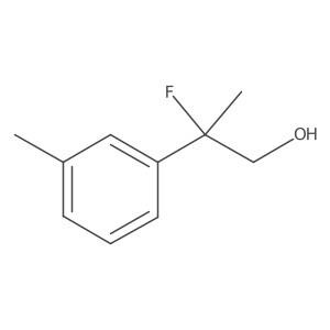 2-Fluoro-2-(m-tolyl)propan-1-ol Structure