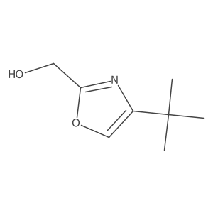 (4-Tert-butyl-1,3-oxazol-2-yl)methanol结构式