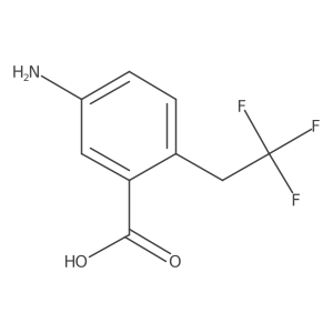 5-Amino-2-(2,2,2-trifluoroethyl)benzoic acid Structure