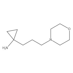 1-[3-(Morpholin-4-yl)propyl]cyclopropan-1-amine Structure
