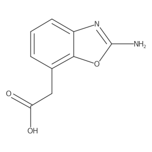 2-(2-Aminobenzo[d]oxazol-7-yl)acetic acid结构式