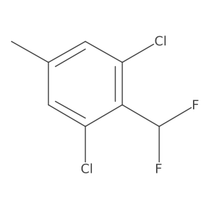 2,6-Dichloro-4-methylbenzodifluoride结构式