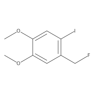 1,2-Dimethoxy-4-iodo-5-(fluoromethyl)benzene Structure
