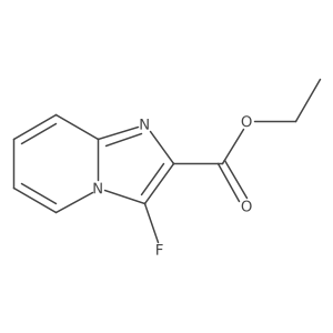 Ethyl 3-fluoroimidazo[1,2-a]pyridine-2-carboxylate Structure