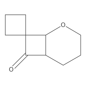 5-Oxaspiro[bicyclo[4.2.0]octane-7,1'-cyclobutane]-8-one结构式