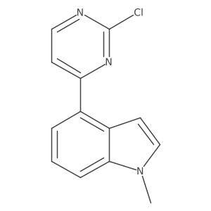 4-(2-Chloro-4-pyrimidinyl)-1-methyl-1H-indole Structure