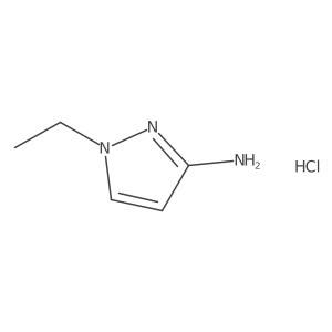 1-Ethylpyrazol-3-amine;hydrochloride结构式