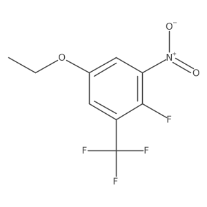 5-Ethoxy-2-fluoro-1-nitro-3-(trifluoromethyl)benzene Structure
