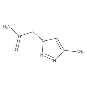 2-(4-amino-1H-1,2,3-triazol-1-yl)acetamide Structure