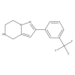 2-(3-(Trifluoromethyl)phenyl)-4,5,6,7-tetrahydropyrazolo[1,5-A]pyrazine Structure