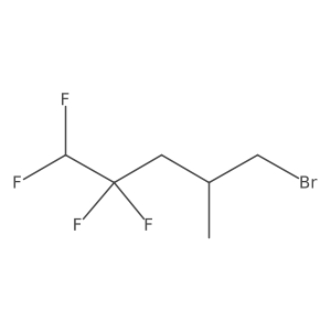5-Bromo-1,1,2,2-tetrafluoro-4-methylpentane结构式