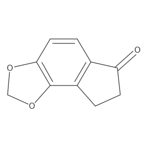 7,8-Dihydrocyclopenta[g][1,3]benzodioxol-6-one结构式