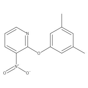 2-(3,5-Dimethylphenoxy)-3-nitropyridine结构式