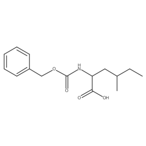 2-{[(Benzyloxy)carbonyl]amino}-4-methylhexanoic acid Structure