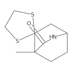 4-Methyl-2-azaspiro[bicyclo[2.2.2]octane-5,2'-[1,3]dithiolan]-3-one Structure