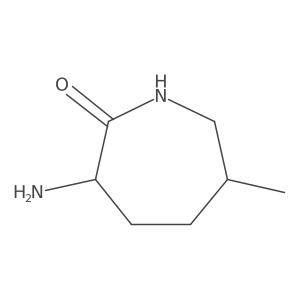 3-Amino-6-methylazepan-2-one Structure