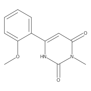 6-(2-Methoxyphenyl)-3-methyl-1,2,3,4-tetrahydropyrimidine-2,4-dione结构式