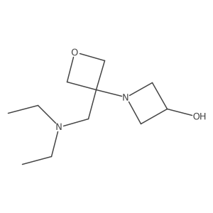 1-[3-[(Diethylamino)methyl]-3-oxetanyl]-3-azetidinol Structure
