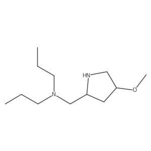 {[(2S,4S)-4-methoxypyrrolidin-2-yl]methyl}dipropylamine结构式