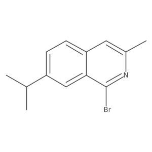 1-Bromo-3-methyl-7-(propan-2-yl)isoquinoline Structure