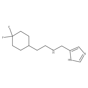 [2-(4,4-difluorocyclohexyl)ethyl][(1H-imidazol-5-yl)methyl]amine结构式