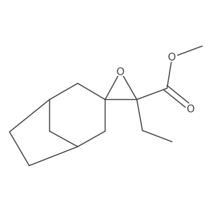 Methyl 3'-ethylspiro[bicyclo[3.2.1]octane-3,2'-oxirane]-3'-carboxylate Structure