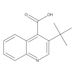 3-Tert-butylquinoline-4-carboxylic acid Structure