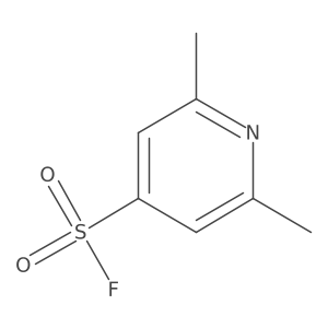 2,6-Dimethylpyridine-4-sulfonyl fluoride结构式