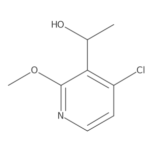 (1S)-1-(4-chloro-2-methoxypyridin-3-yl)ethan-1-ol Structure