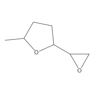 (2R)-2-methyl-5-[(2R)-oxiran-2-yl]oxolane结构式