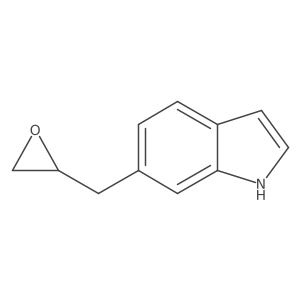 6-[(oxiran-2-yl)methyl]-1H-indole结构式