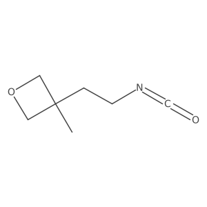 3-(2-Isocyanatoethyl)-3-methyloxetane结构式