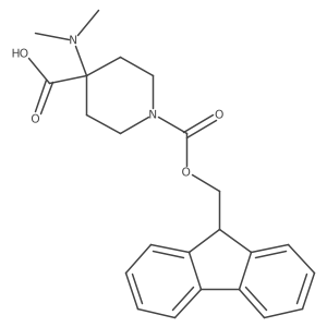 4-(dimethylamino)-1-{[(9H-fluoren-9-yl)methoxy]carbonyl}piperidine-4-carboxylic acid Structure